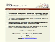 Tablet Screenshot of mdxpgp.com